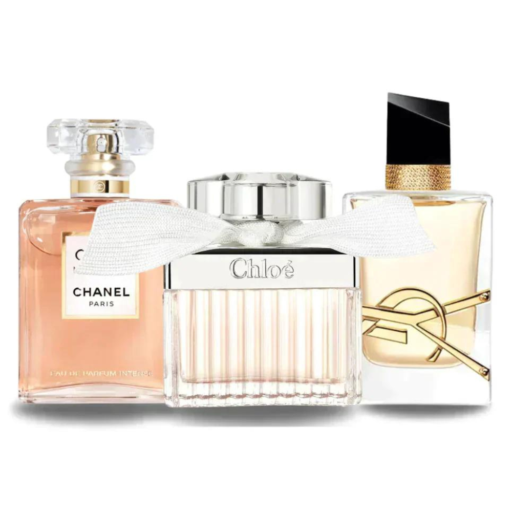 3 Parfums Chanel COCO MADEMOISELLE, Yves Saint Laurent LIBRE et CHLOÉ (Eau de Parfum) !!!